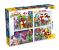 Puzzle de colorat maxi - Paienjenelul Marvel si prietenii lui uimitori (4 x 48 de piese) PlayLearn Toys