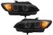Faruri Xenon Angel Eyes BMW Seria 3 E92 E93 (2005-2008) 3D U-TYPE Negru Performance AutoTuning
