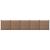 [neu.holz] Gard AAWP-9904, 183 x 879 cm, lemn/plastic, maro HausGarden Leisure