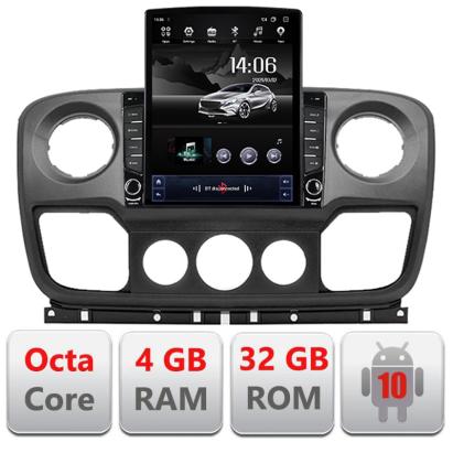 Navigatie dedicata Opel Movano, Renault Master 2010-2021 Android radio gps internet Lenovo Octa Core 4+64GB 9.7" tip Tesla LTE Kit-movano+EDT-E710 CarStore Technology