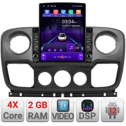 Navigatie dedicata Opel Movano, Renault Master 2010-2021 Android radio gps internet quad core 2+32GB ecran vertical 9.7" Kit-movano+EDT-E708 CarStore Technology