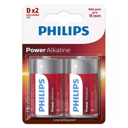 BATERIE POWER ALKALINE LR20 D BLISTER 2 BUC P EuroGoods Quality