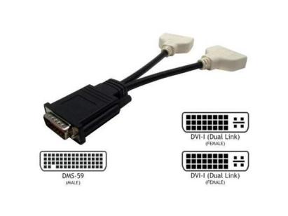 Adaptor cablu video DMS-59 la 2x DVI NewTechnology Media
