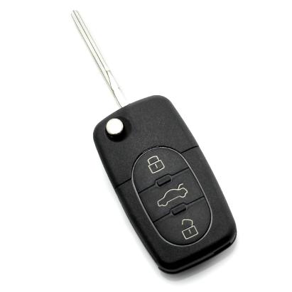 Audi - Carcasă cheie tip briceag, cu 3 butoane - baterie 2032 - CARGUARD Best CarHome