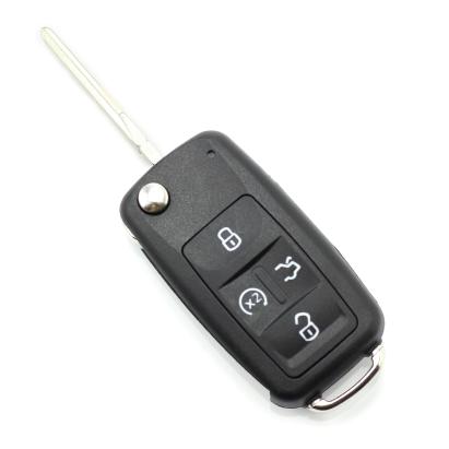 Volkswagen - Carcasă cheie tip briceag, cu 4 butoane - CARGUARD Best CarHome