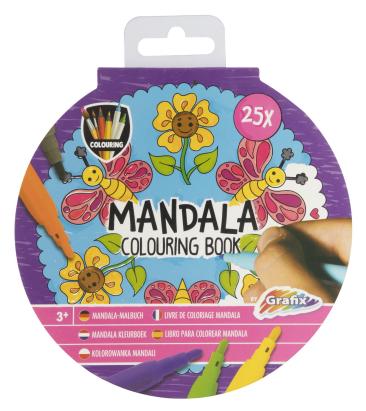 Carte de colorat - Mandale (mov) PlayLearn Toys