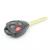 Toyota carcasa cheie 2+1 butoane cu buton rosu panica (fara logo) Best CarHome