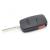 CARGUARD - Audi - carcasă cheie tip briceag, 2+1 butoane, cu buton panică și baterie CR 2032 Best CarHome