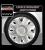 Capace roti auto Power 4buc - Argintiu - 14'' Garage AutoRide