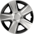 Capace roti auto Esprit BC 4buc - Argintiu/Negru - 15'' Garage AutoRide