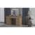 Masa de toaleta/machiaj, Artool, Vanessa, stejar wotan, cu oglinda si LED-uri, 130x43x143 cm GartenVIP DiyLine