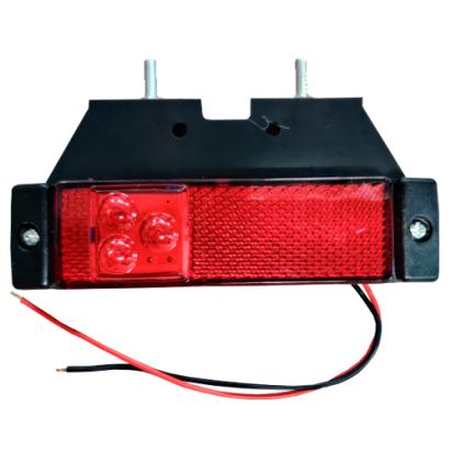 Lampa gabarit catadioptru cu 3 LED-uri 12/24V - Rosu Garage AutoRide