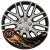 Set capace roti auto Cridem Dakar NC 4buc - Argintiu/Negru - 16'' Garage AutoRide