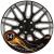 Set capace roti auto Cridem Dakar NC 4buc - Negru/Argintiu - 14'' Garage AutoRide