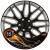Set capace roti auto Cridem Dakar NC 4buc - Negru/Argintiu - 16'' Garage AutoRide