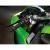 Manere ghidon motocicleta universale Sport-Grip 2buc - Negru/Verde Garage AutoRide