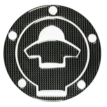 Autocolant protector pentru buson rezervor motocicleta, Carbon, Ducati, 5 gauri Garage AutoRide