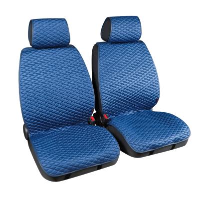Huse scaun fata din stofa Cover-Tech Fabric 2buc - Albastru/Gri Garage AutoRide