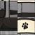 Tarc pentru animale de companie, textil, pliabil, acoperis detasabil, negru si bej, 73x73x43 cm, Springos GartenVIP DiyLine