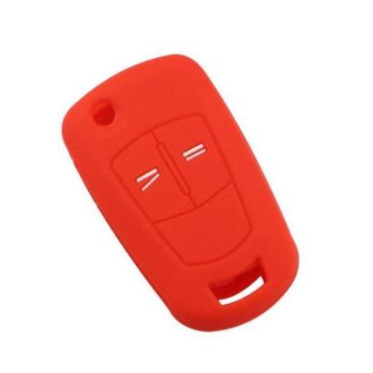 Husa Cheie Opel Astra H 2 Butoane Silicon Rosie AutoProtect KeyCars