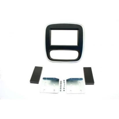 Connects2 CT23RT10 2DIN Kit Rama Renault Trafic 2014 Argintiu/Negru CarStore Technology