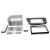 Connects2 CT23ST17 kit rama 2DIN SEAT Leon(Argintiu) CarStore Technology