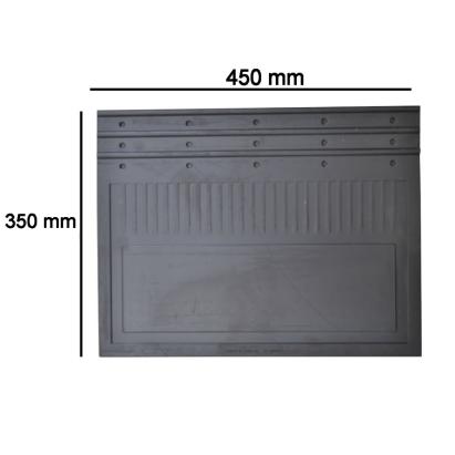 Aparatori noroi camion 450x350mm din cauciuc culoare negru cu Logo, 1 buc AutoDrive ProParts