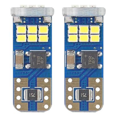 Bec de pozitie tip LED Canbus T10 W2.1x9.5 W5W, 12-24V 2.2W, 18 SMD 2016 , culoare alb , AMIO, set 2 buc AutoDrive ProParts