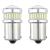 Bec pozitie ciresa auto tip LED Canbus, R5W, 12V-24V; BA15s, 24 LED SMD + 6 LED SMD 3030, 2 buc. AutoDrive ProParts