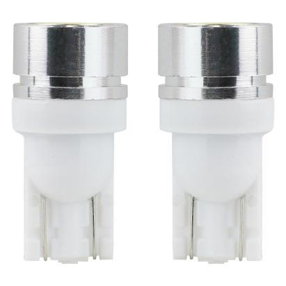Bec de pozitie tip LED T10 W2.1x9.5 W5W, 12V, 1 LED SMD 1W, culoare alb, AMIO, set 2 buc AutoDrive ProParts