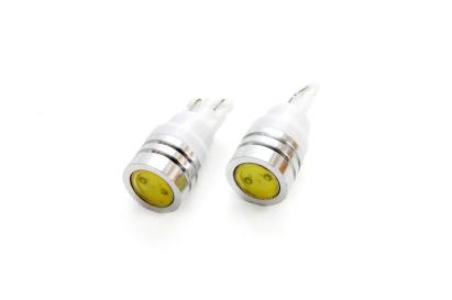 Bec de pozitie tip LED T10 W2.1x9.5 W5W, 12V, 1 LED SMD 1W, culoare alb, AMIO, set 2 buc AutoDrive ProParts