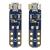 Set 2 becuri auto Amio 12V T5 W2x4.6d cu 1 led SMD 3030, alb AutoDrive ProParts