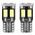 Bec de pozitie tip LED T10 W2.1x9.5 W5W, 12V, 6 LED SMD 5730, culoare alb, AMIO, set 2 buc AutoDrive ProParts
