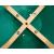 Scaune stil scandinav, lemn, catifea, verde, set 4 buc, 49x60x82 cm, Bari GartenVIP DiyLine