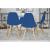 Scaun stil scandinav, Artool, Osaka, PP, lemn, albastru si natur, 46x54x81 cm GartenVIP DiyLine