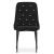 Set 4 scaune stil scandinav, Artool, Amore, catifea, metal, negru, 48x56x93 cm GartenVIP DiyLine