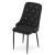 Set 4 scaune stil scandinav, Artool, Amore, catifea, metal, negru, 48x56x93 cm GartenVIP DiyLine