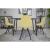 Set 4 scaune stil scandinav, Artool, Osaka, PP, lemn, crem si negru, 46x54x81 cm GartenVIP DiyLine