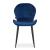 Set 4 scaune stil scandinav, Artool, Terni, catifea, metal, bleumarin, 50x62x86 cm GartenVIP DiyLine