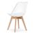 Set 4 scaune stil scandinav, Artool, Mark, PP, lemn, transparent, 49x42x82.5 cm GartenVIP DiyLine