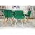 Set 4 scaune stil scandinav, Artool, Lago, catifea, lemn, verde, 48x43x74 cm GartenVIP DiyLine