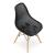 Set 4 scaune stil scandinav, Artool, Maro, PP, lemn, negru, 44.5x51x82.5 cm GartenVIP DiyLine