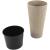 Ghiveci decorativ de flori, Prosperplast, Rato, imitatie ratan, rotund, inalt, cafeniu, 40x76.3 cm GartenVIP DiyLine