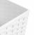 Ghiveci decorativ de flori, Prosperplast, Rato, imitatie ratan, patrat, alb, 40x40x40.8 cm GartenVIP DiyLine