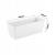 Jardiniera decorativa, Prosperplast, imitatie ratan, alba, 49.2x17.2x17.4 cm GartenVIP DiyLine
