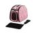 Geanta pentru transport caine/pisica, Verk Group, roz, cu ventilatie, 40x27.5x33 cm GartenVIP DiyLine