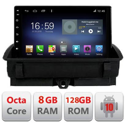 Navigatie dedicata Audi Q3 2011-2018  Android radio gps internet Lenovo Octa Core 4+64GB LTE Kit-q3+EDT-E609 CarStore Technology