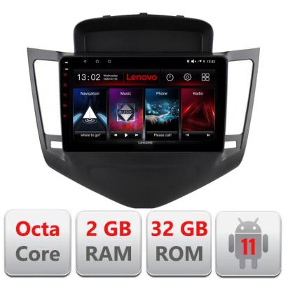 Navigatie dedicata Chevrolet Cruze 2009- D-045 Lenovo Octa Core cu Android Radio Bluetooth Internet GPS WIFI DSP 2+32 GB 4G KIT-045+EDT-E509-LITE CarStore Technology