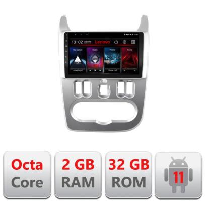 Navigatie dedicata Dacia Duster 2010-2012 D-099 Lenovo Octa Core cu Android Radio Bluetooth Internet GPS WIFI DSP 2+32 GB 4G KIT-099+EDT-E509-LITE CarStore Technology