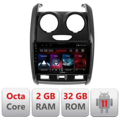 Navigatie dedicata Dacia Duster 2012-2019 D-157 Lenovo Octa Core cu Android Radio Bluetooth Internet GPS WIFI DSP 2+32 GB 4G KIT-157+EDT-E509-LITE CarStore Technology